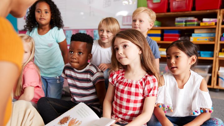 Teacher Reading to Students
