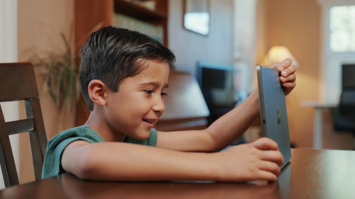 Boy Home iPad Wonder